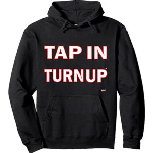 Tap In Turn Up Pullover Hoodie by AMHH